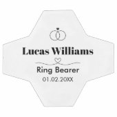 Personalisiertes Fußballring-Träger-Geschenk Fußball (Flach)