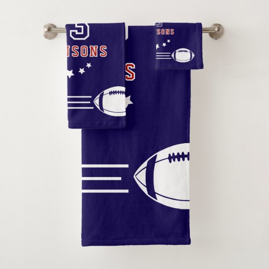 personalisiertes Fußballtuch! Badhandtuch Set (Insitu)