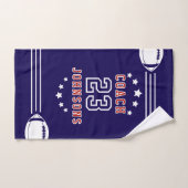 personalisiertes Fußballtuch! Badhandtuch Set (Handtuch)