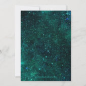 Personalisiertes Galaxy-Party Einladung (Rückseite)