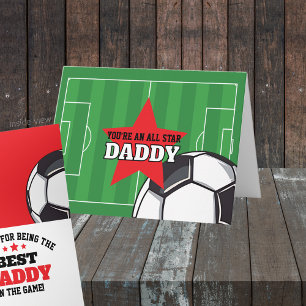 Personalisiertes Game Soccer-Geschenk am Besten Karte