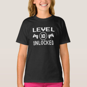 Personalisiertes Gaming 10. Geburtstag T-Shirt