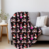 Personalisiertes GänseHalloween-Individuelle Name Fleecedecke