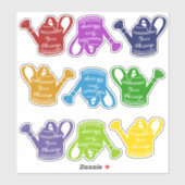 Personalisiertes Gartendüster Aufkleber (Blatt)