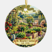 Personalisiertes Gartengeschenk-Ornament für die F