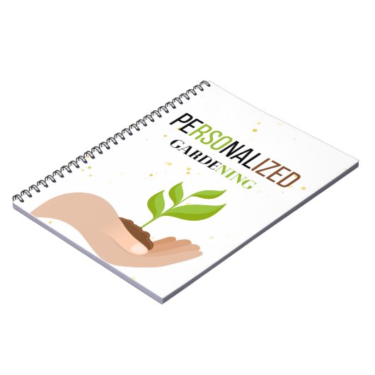 Personalisiertes GartenNotebook Notizblock (Linke Seite)