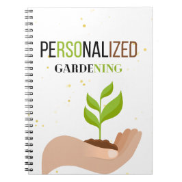 Personalisiertes GartenNotebook Notizblock