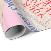 Personalisiertes Gastcheck-Geschenk Geschenkpapier (Rolleneckpunkt)