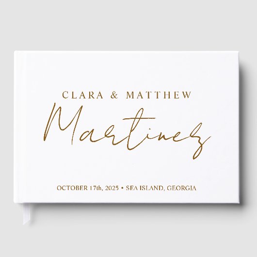 Personalisiertes Gästebuch (Vorderseite)