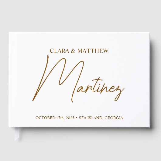 Personalisiertes Gästebuch (Vorderseite)