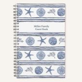 Personalisiertes Gästebuch - Beach Thema Notizblock (Vorderseite)