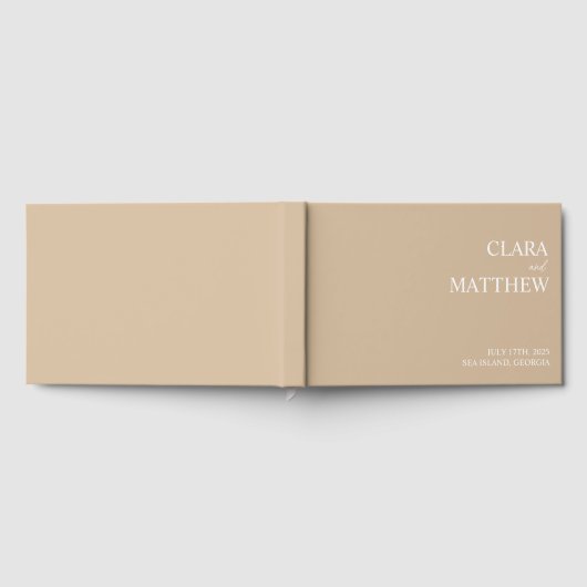 Personalisiertes Gästebuch Custom Wedding Empfang (Voll)