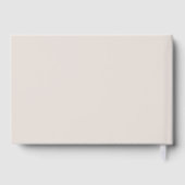 Personalisiertes Gästebuch, Custom Wedding Gästebu Gästebuch (Rückseite)