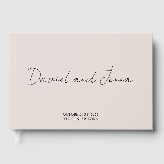 Personalisiertes Gästebuch, Custom Wedding Gästebu Gästebuch (Vorderseite)