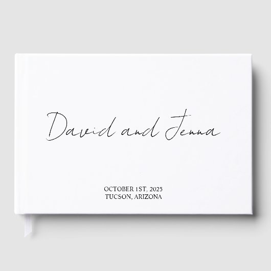 Personalisiertes Gästebuch, Custom Wedding Gästebu Gästebuch (Vorderseite)