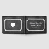 Personalisiertes Gästebuch in Schwarz (Voll)