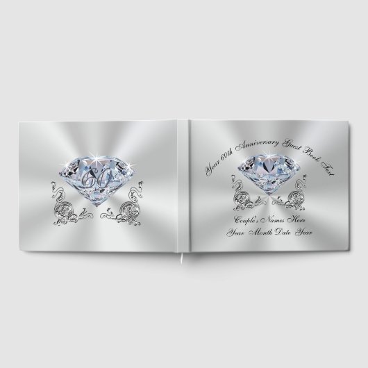 Personalisiertes Gästebuch zum 60. Geburtstag (Voll)