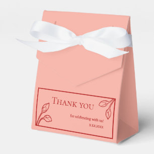 Personalisiertes Gastgeschenk für Lotus Buds Geschenkschachtel