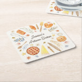 Personalisiertes Gebäck Rechteckiger Pappuntersetzer (angewinkelt)