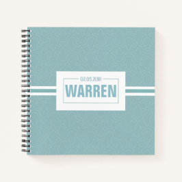 Personalisiertes Geburtsdatum Notizblock