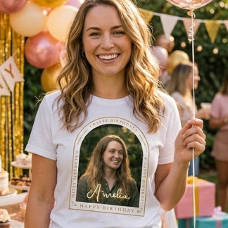 Personalisiertes Geburtstags-Shirt | Benutzerdefin T-Shirt