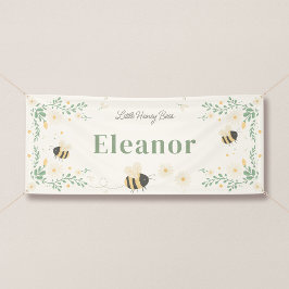 Personalisiertes Geburtstagsbanner Little Honey Be Banner
