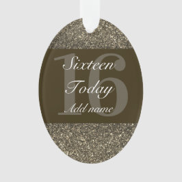 Personalisiertes Geburtstagsgeschenk 16. Ornament