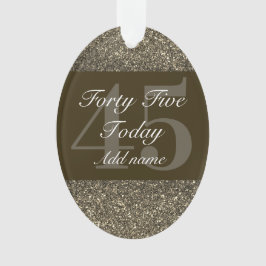 Personalisiertes Geburtstagsgeschenk 45. Ornament