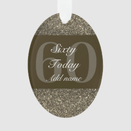 Personalisiertes Geburtstagsgeschenk 60. Ornament