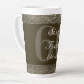 personalisiertes Geburtstagsgeschenk 60. Tasse (Linke Ecke)