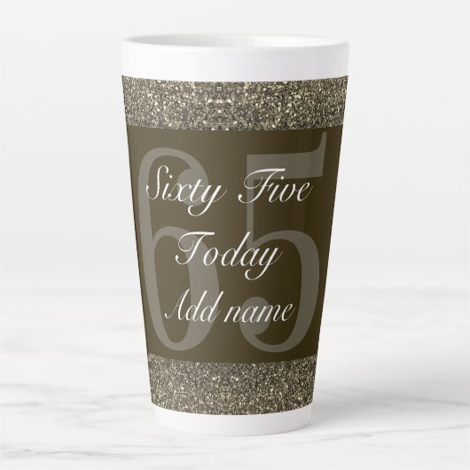 personalisiertes Geburtstagsgeschenk 65. Tasse (Vorderseite)