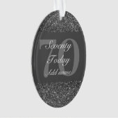 Personalisiertes Geburtstagsgeschenk 70. Ornament (Vorderseite)