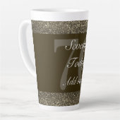 personalisiertes Geburtstagsgeschenk 70. Tasse (Linke Ecke)