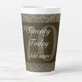 personalisiertes Geburtstagsgeschenk 70. Tasse