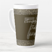 personalisiertes Geburtstagsgeschenk 75. Tasse (Linke Ecke)