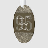 Personalisiertes Geburtstagsgeschenk 95. Ornament (Vorderseite)