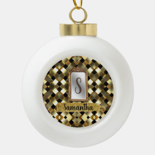 Personalisiertes Geburtstagsgeschenk für Ehefrau,  Keramik Kugel-Ornament