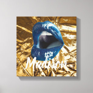 Personalisiertes Geburtstagsgeschenk für Ehefrau,  Leinwanddruck