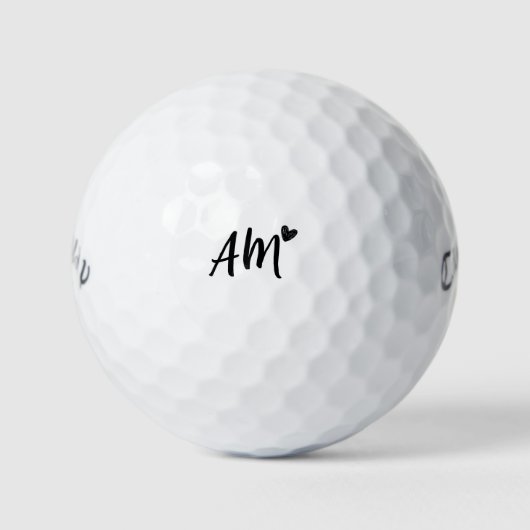 Personalisiertes Geburtstagsgeschenk mit anpassbar Golfball (Vorderseite)