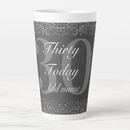 personalisiertes Geburtstagsgeschenk Tasse 30. (Vorderseite)