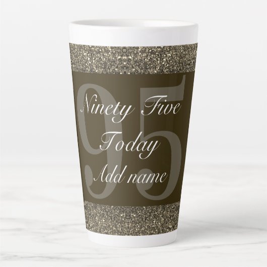personalisiertes Geburtstagsgeschenk Tasse 95. (Vorderseite)