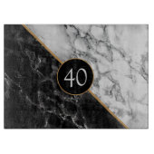 Personalisiertes Geburtstagsjubiläum Schneidebrett (Vorderseite)