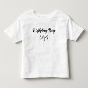 Personalisiertes Geburtstagsjungen-Kleinkind – Ben Kleinkind T-shirt