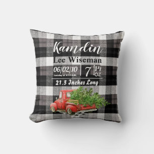 Personalisiertes Geburtstagskissen XMAS Truck Baff Kissen