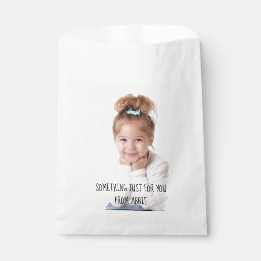 Personalisiertes Geburtstagsparty Foto Goodie Bags Geschenktütchen (Vorderseite)