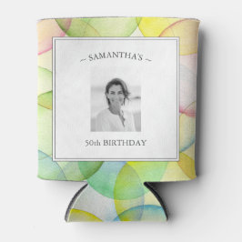 Personalisiertes Geburtstagsparty Foto kann Kühler Dosenkühler