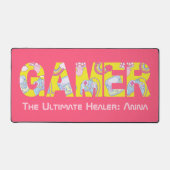 Personalisiertes GeburtstagsValentingeschenk für G Schreibtischunterlage (Vorderseite)