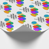 Personalisiertes Geburtstagsverpackungspapier mit  Geschenkpapier (Ecke)