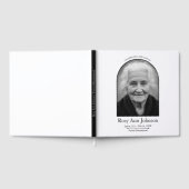 Personalisiertes Gedenkfoto für Beerdigungen Gästebuch (Voll)