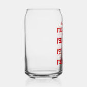 Personalisiertes Gefühl Lucky Bachelorette Gefalle Dosenglas (Rechts)